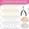 Charm Bracelet Making Kit for Adults & Teens – 477-Piece DIY Set with Gold & Silver Charms, Paperclip Chains, Alphabet Beads & Complete Jewelry Making Supplies